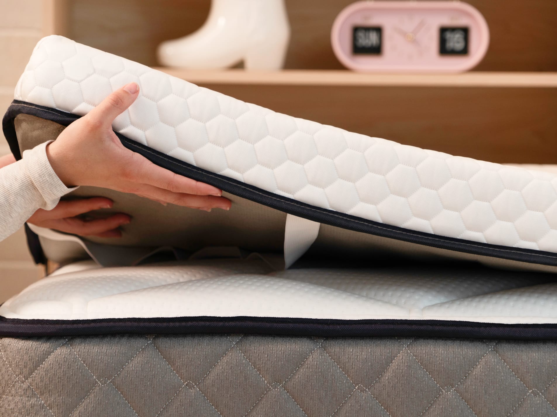 Copperflex 301 Mattress Topper zoomed detail