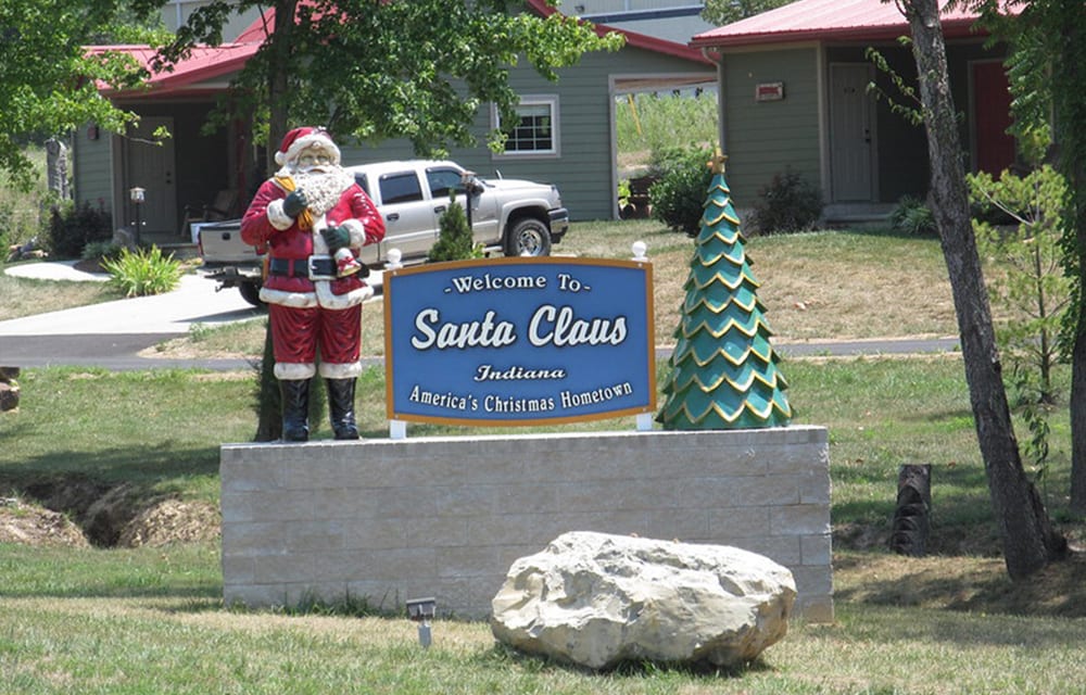 RV Mattress RV Destinations Indiana Santa Claus