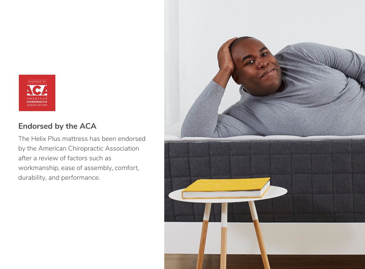 Shop the Helix Plus Mattress for Plus Size Sleepers Helix Sleep