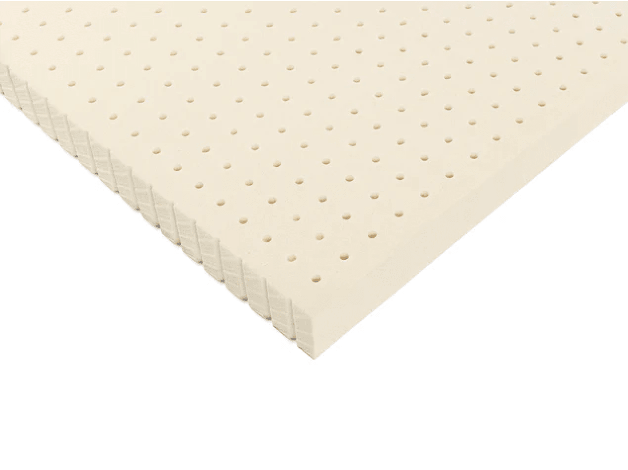 3" Talalay Latex Topper close up angle