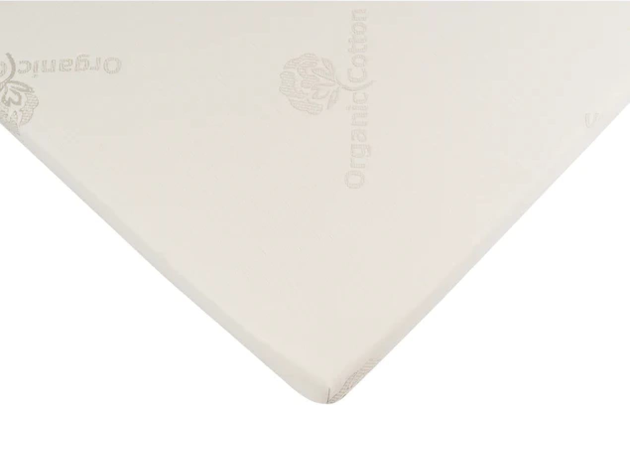 4 lb memory foam topper with organic cotton cover