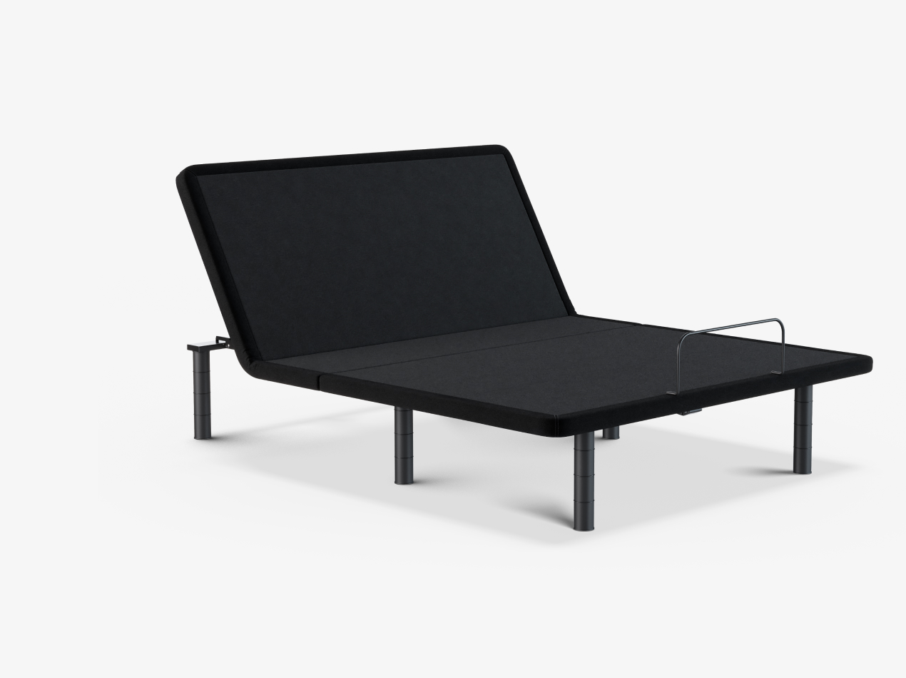 Ascension® Luxe Adjustable Power Base shown with the head section raised on a light gray background.