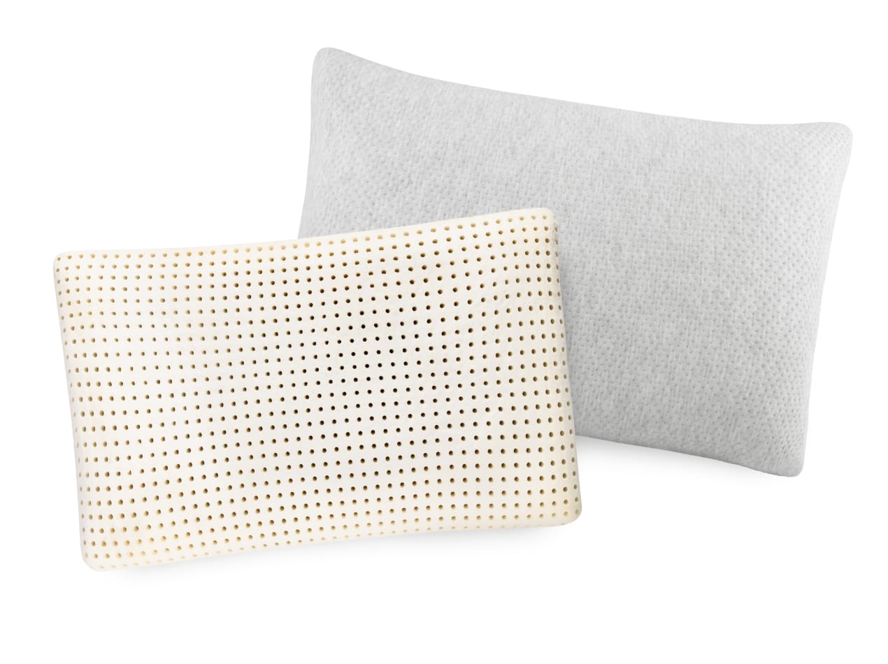 Talalay Latex Pillows one with cover one without cover