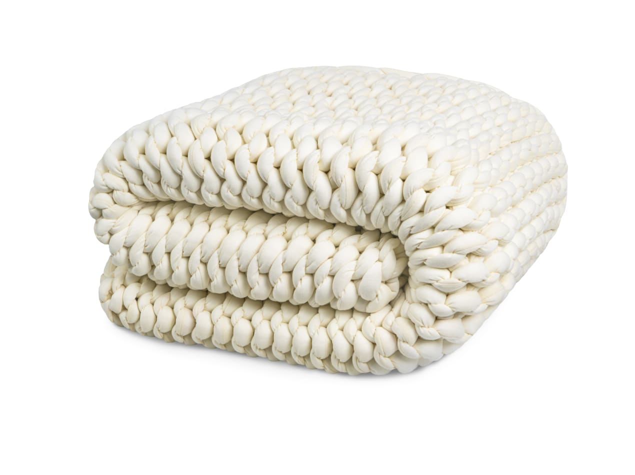 Chunky Knit Weighted Blanket Brooklyn Bedding