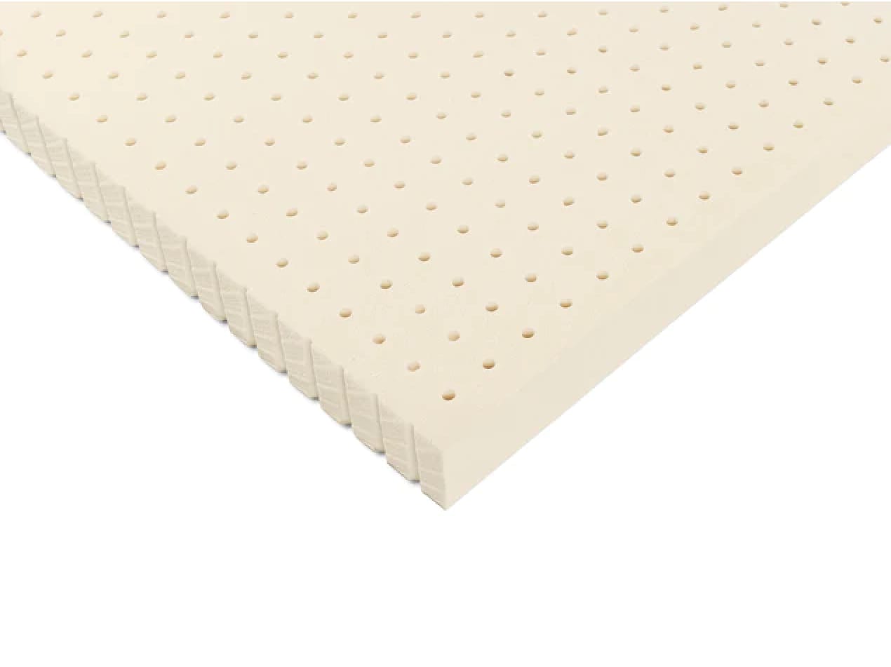 3" Talalay Latex Topper close up angle