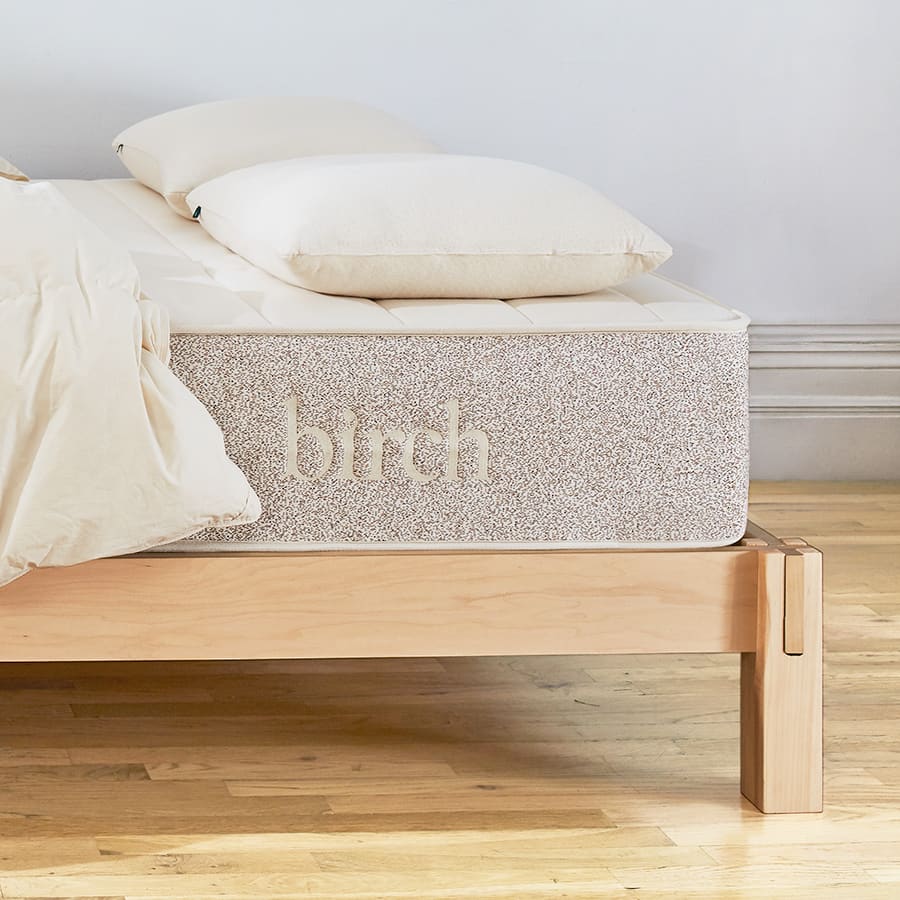 Natural Wood Bed Frame Birch Natural Organic Mattress Frame Birch