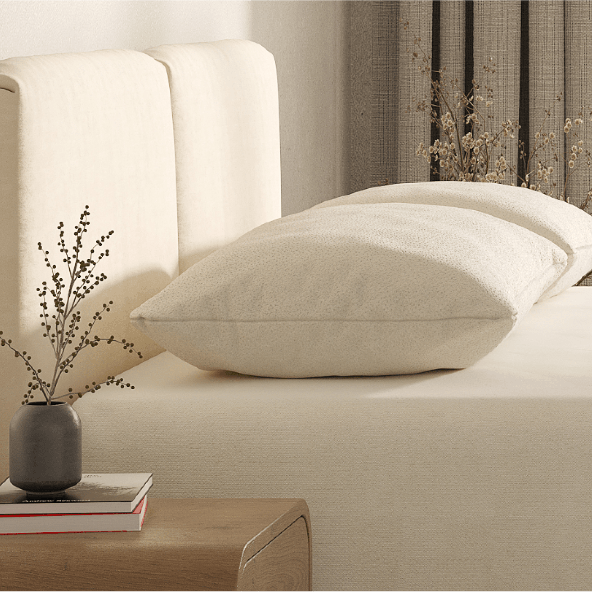 The Organic Pillow is great for all sleepers, from side to back to stomach