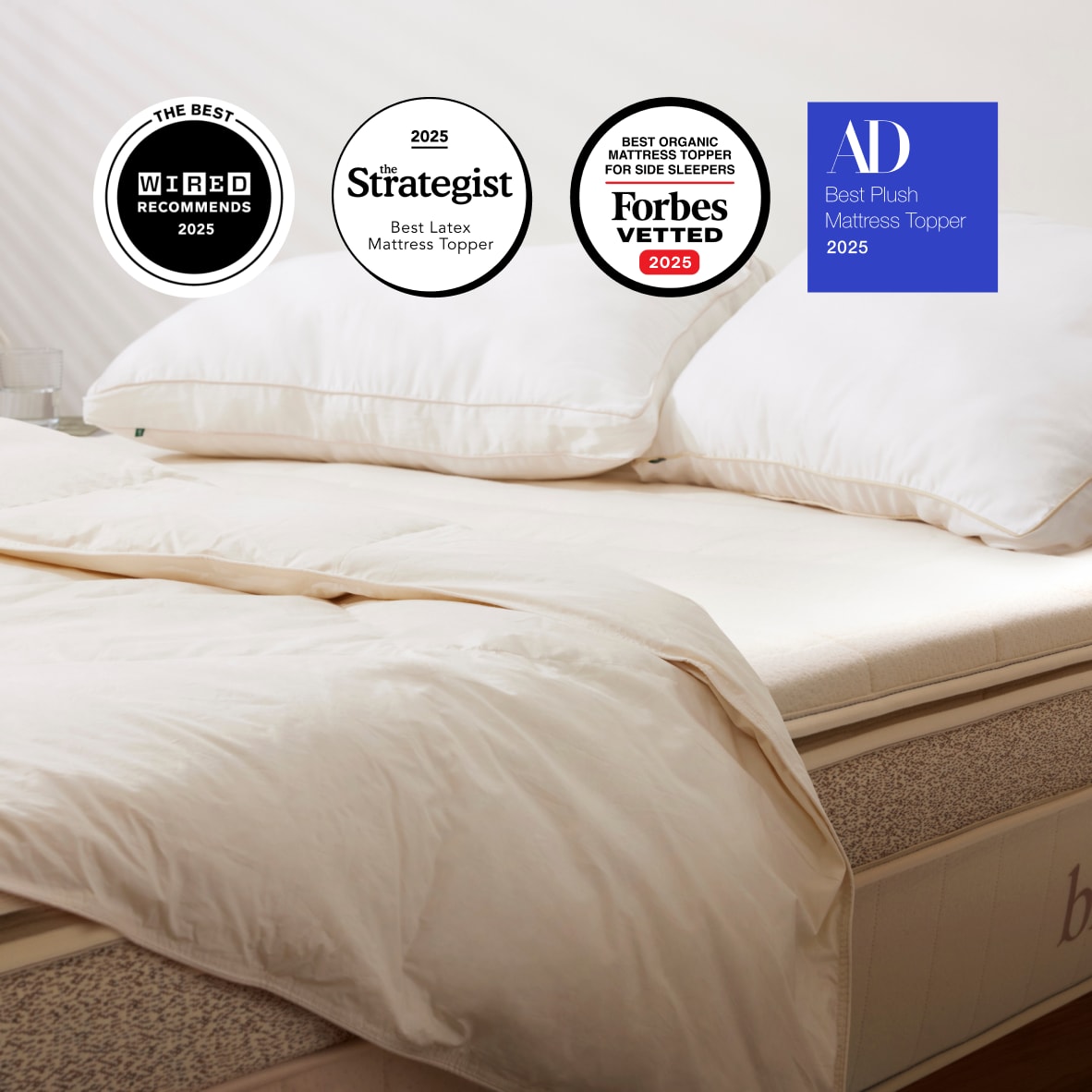 Shop the Plush Organic Mattress Topper