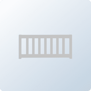 A product image of the Gramercy Guardrail on a blue background gradient