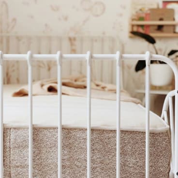 Corner view of Birch mattress