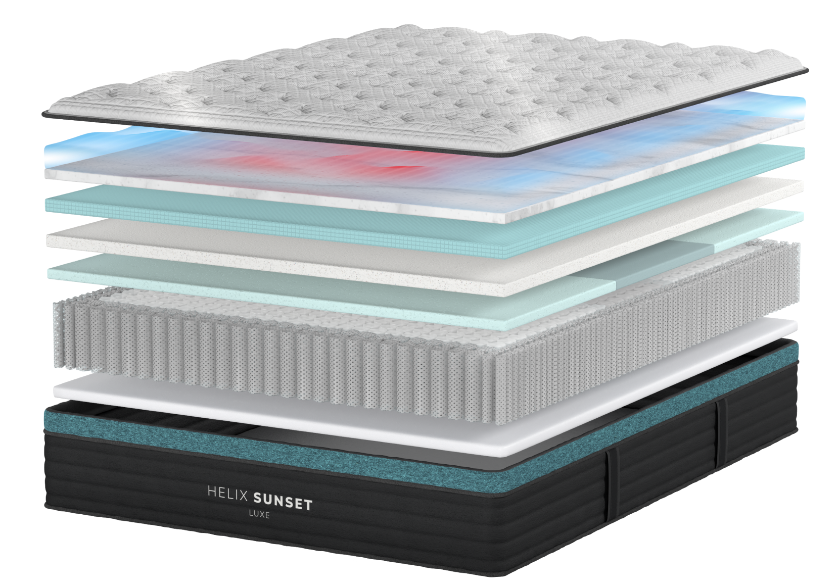 Luxe - Sunset - Render - PCM - Full Mattress