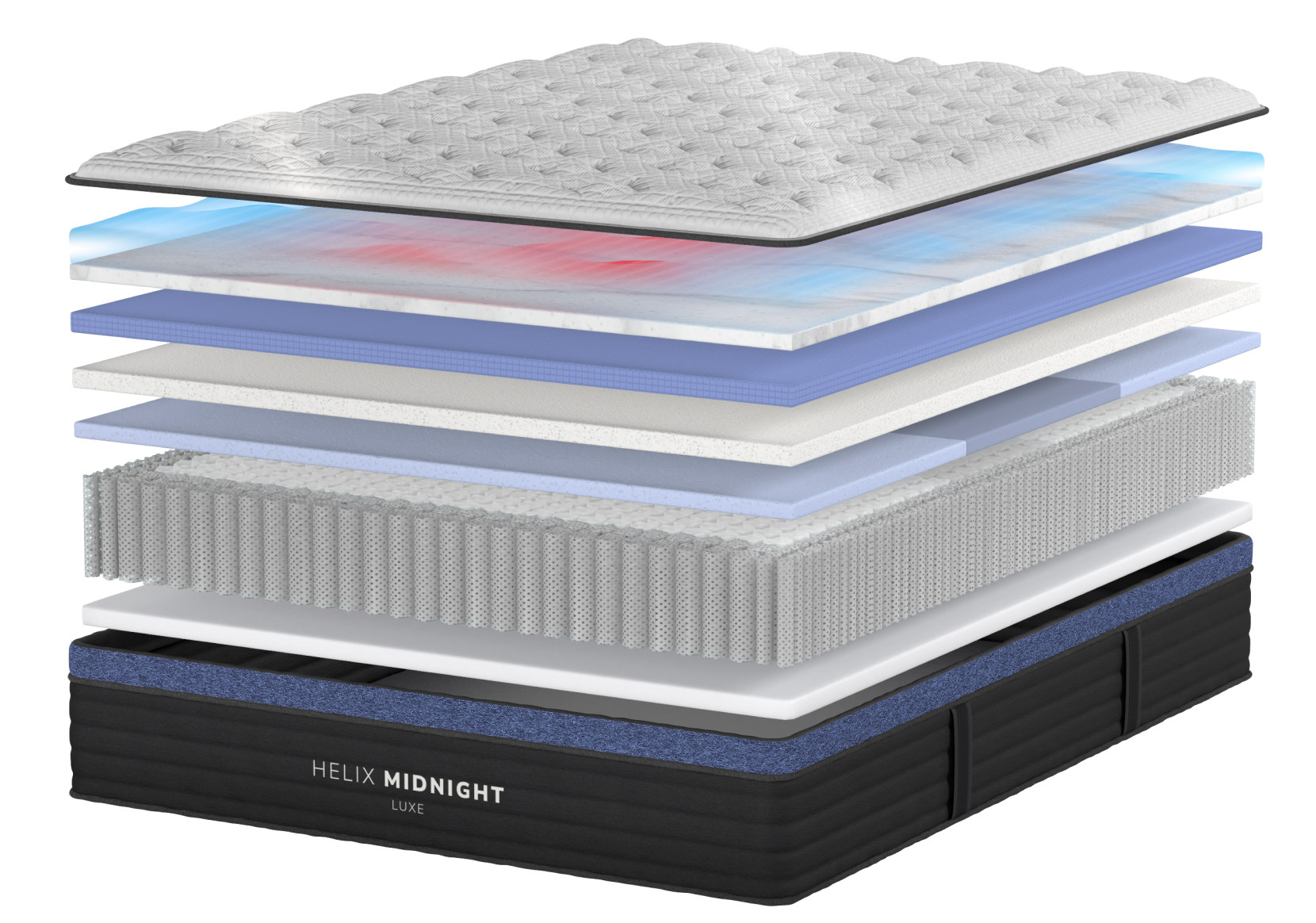 Luxe - Midnight - Render - PCM - Full Mattress