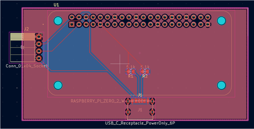 ラズパイ基板設計画面