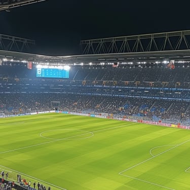 FC Barcelona vs Inter Milan match in stadium