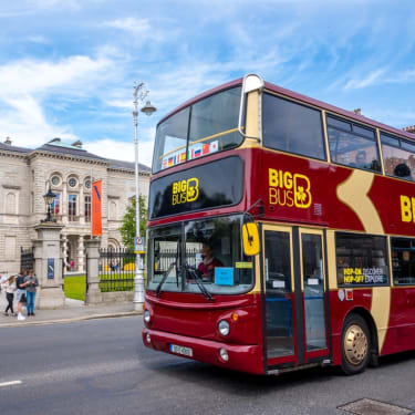 Dublin Stora Bussens Nattur