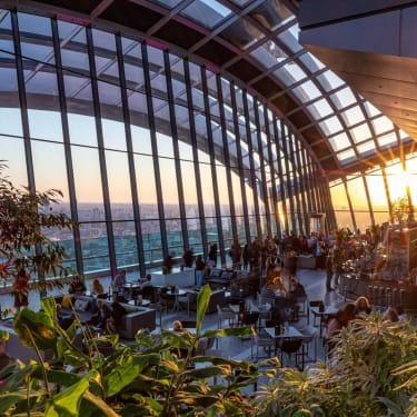 Früher Zugang zum Sky Garden mit Kaffee und Gebäck