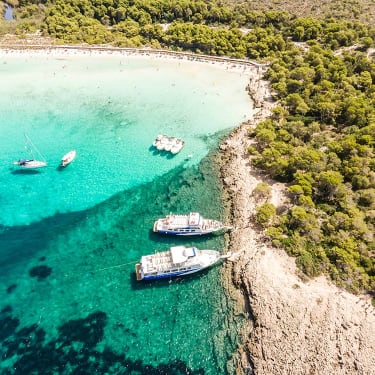 Excursion en bateau sur la côte sud de Minorque depuis Ciutadella