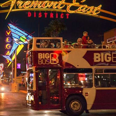 Big Bus tour notturno in autobus a Las Vegas