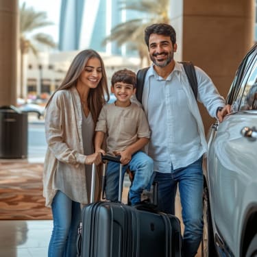 Transferts privés de l'aéroport de Dubaï à votre hébergement