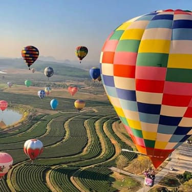 Heißluftballonfahrt in Chiang Mai