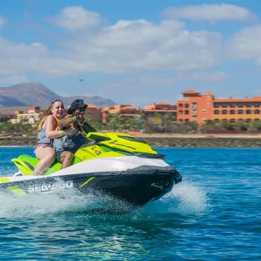 Jetski-banaupplevelse i Caleta de Fuste på Fuerteventura