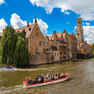 Dagsresa till Brygge från Paris med audioguide