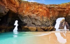Las Catedrales Beach Day Trip from A Coruña