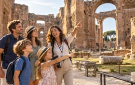 Rom Bad i Caracalla och Circus Maximus Barnvänlig privat tur