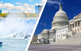 Nowa oferta Nowego Jorku: Wycieczka jednodniowa do Wodospadów Niagara + Wycieczka do Filadelfii i Waszyngtonu