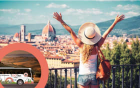 Passe de autocarro de 2 dias pela Toscana com viagens flexíveis entre cidades