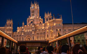 Madrid nattlig busstur