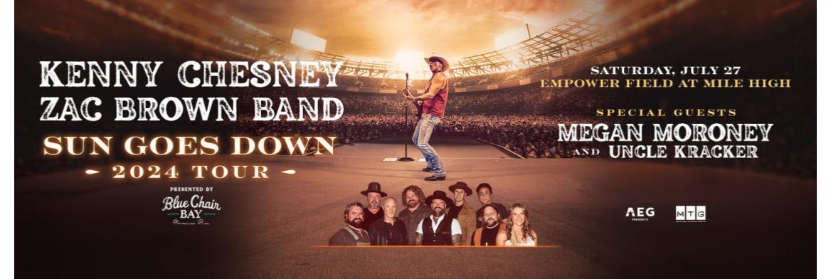 Kenny Chesney, Zac Brown Band, Megan Moroney & Uncle Kracker Bilhetes em Nova Iorque