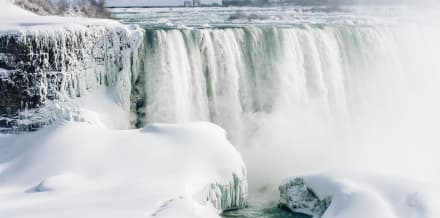 Wodospady Niagara zimą