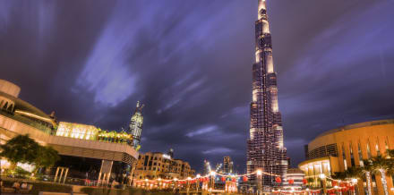 哈利法塔夜景