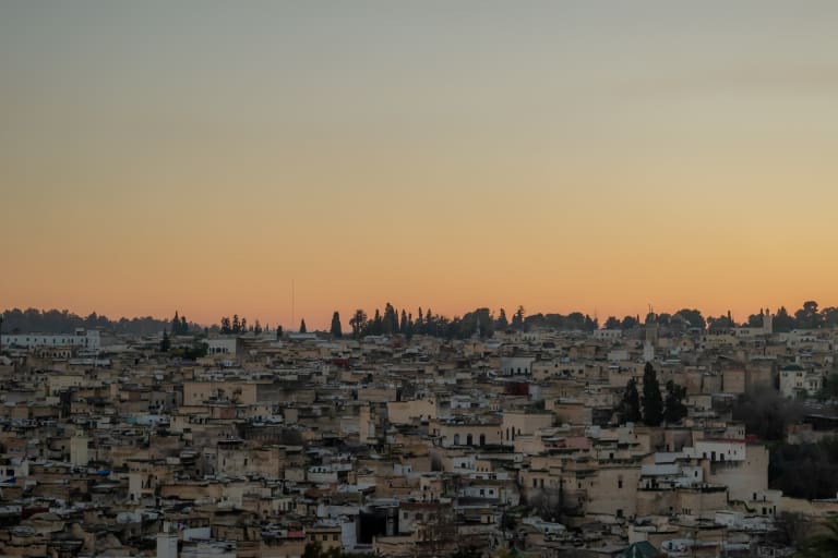 Sunset over the Medina