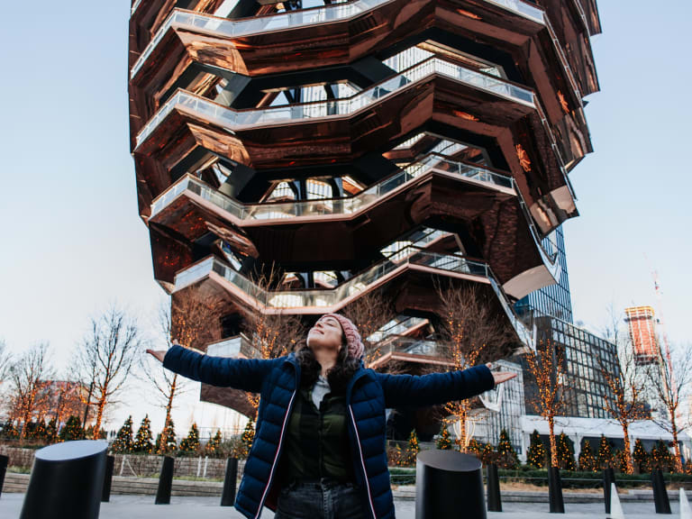 在 The Vessel 前合照| ©Hellotickets
