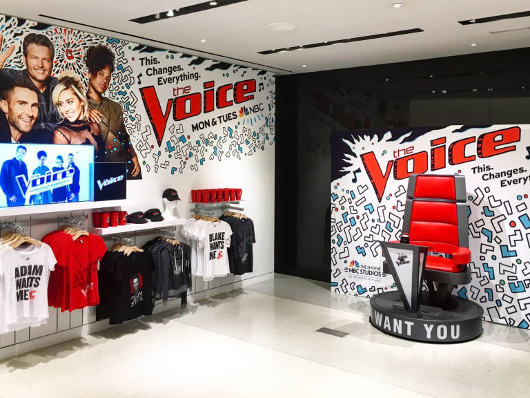 NBC商店一隅| ©NBC store