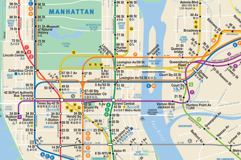 紐約地鐵路線圖