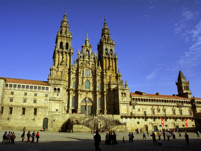 從 Obradoiro 廣場參觀聖地亞哥德孔波斯特拉大教堂| ©WOMEX