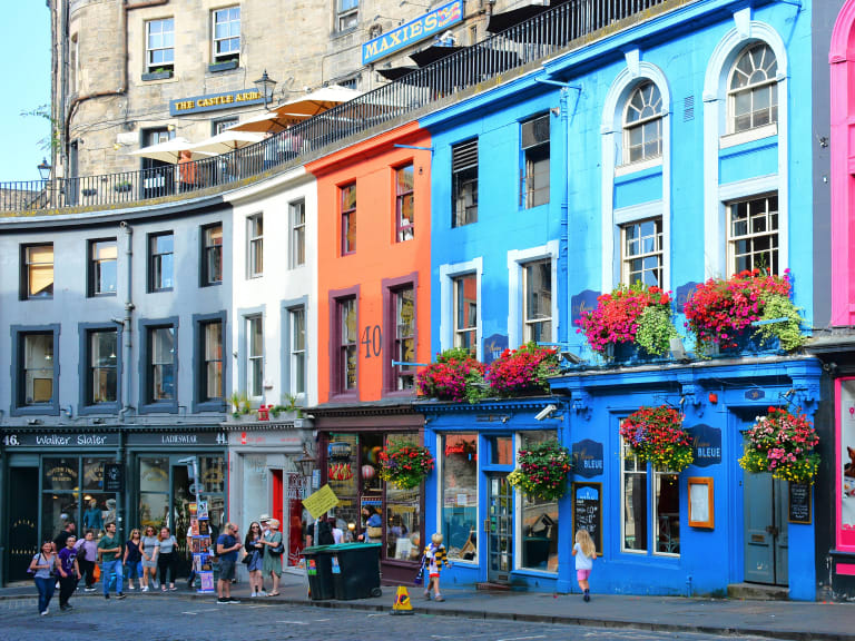 The colourful houses of Victoria Street inspired J.K. Rowling to create Diagon Alley.| ©Mike McBey