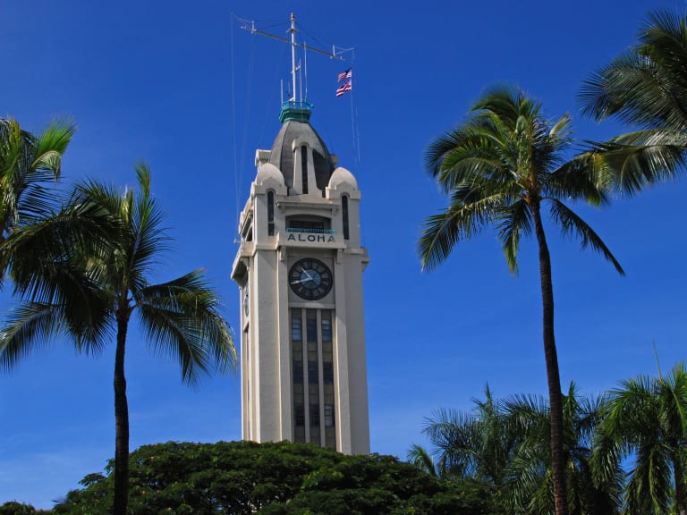 從阿囉哈塔（Aloha Tower）頂眺望| ©Jackie