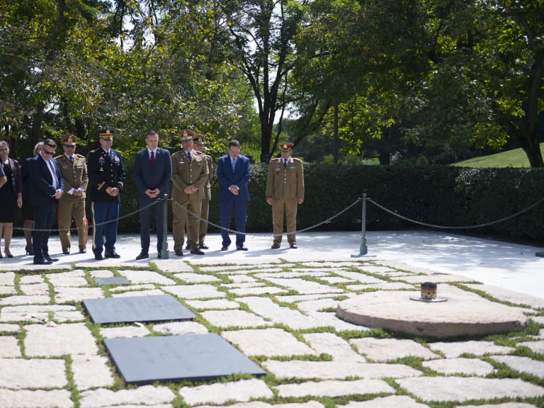 Grób Kennedy'ego i jego żony| ©Arlington National Cemetery