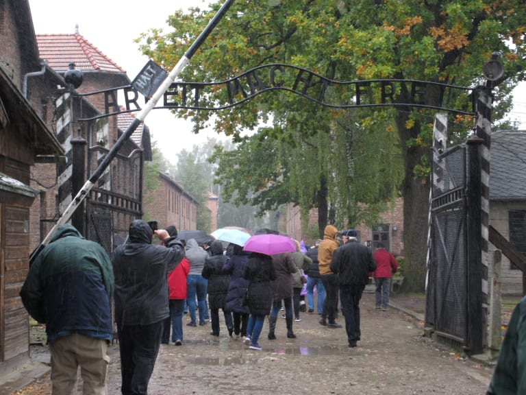 Ingången till koncentrationslägret Auschwitz I| ©NH53