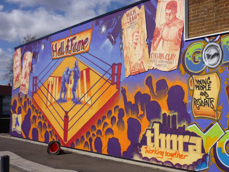 Verschiedene Graffitis in Harlem| ©Lydia