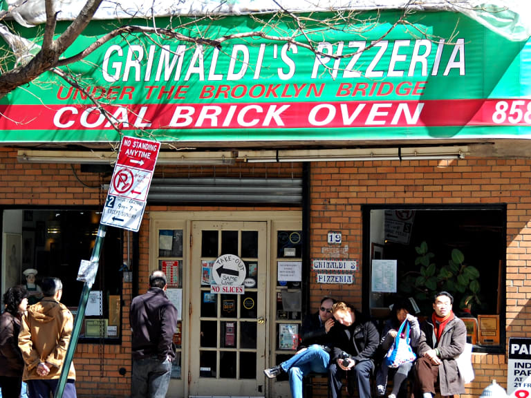 布魯克林 Grimaldi's 匹薩店入口| ©Filipe Fortes