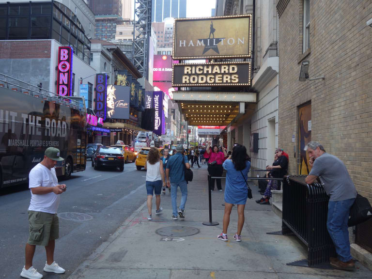 Hamilton på Richard Rogers Theater| ©Youtuber