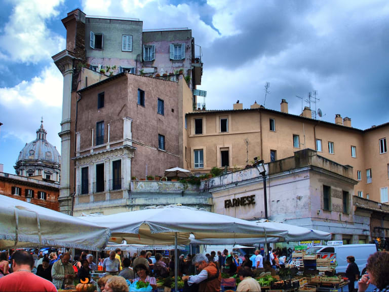 Market in Piazza Campo delle Fiori| ©José Manuel Azcona