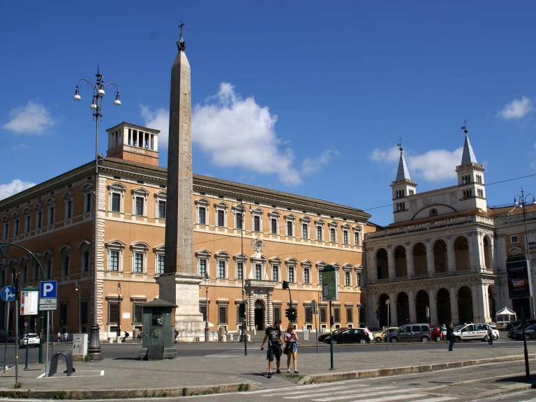 拉特朗的聖約翰廣場 (Piazza di San Giovanni in Laterano) 的景觀| ©HEN-Magonza