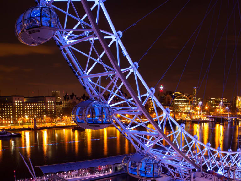 London Eye-hytter på natten| ©Martin Hesketh