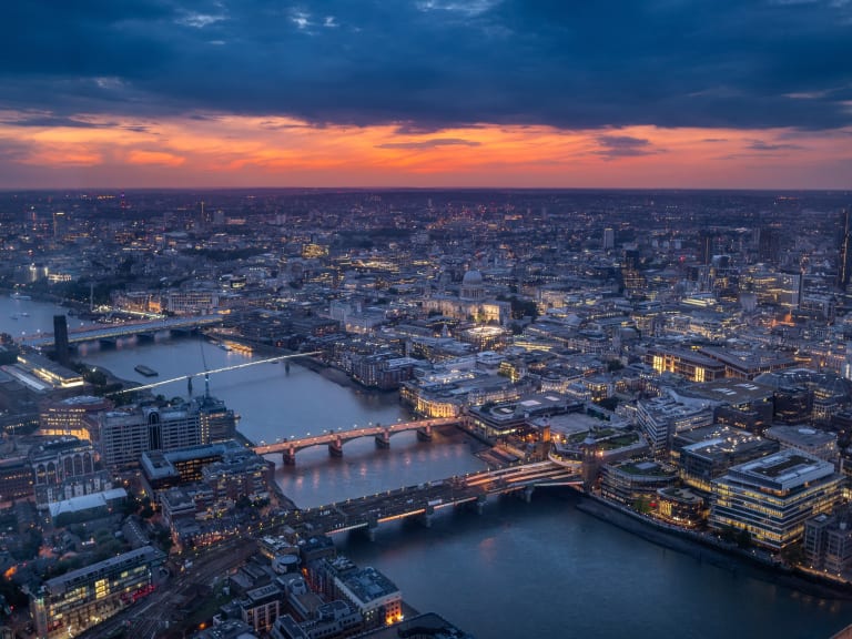 從 The Shard 眺望倫敦| ©Pierre Blaché